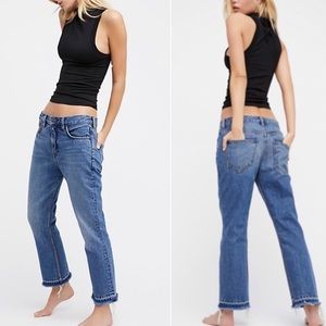 Free people straight leg jeans size 27